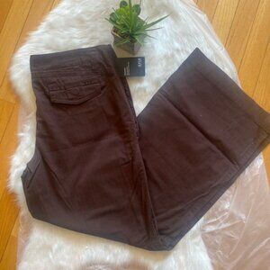 a.n.a Dark Brown Boot Cut Pants